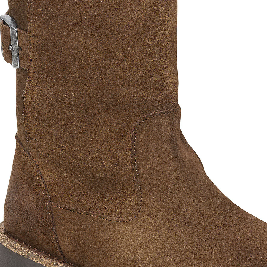 uppsala shearling suede leather