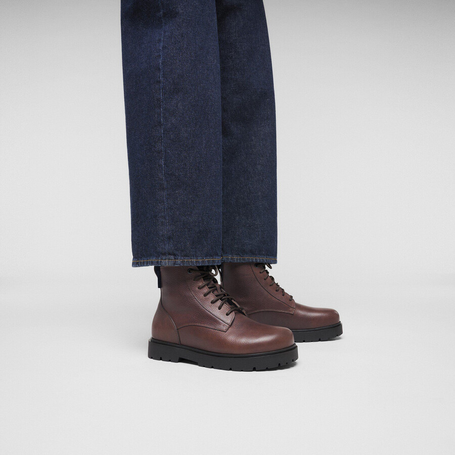 highwood mid waterproof natural leather