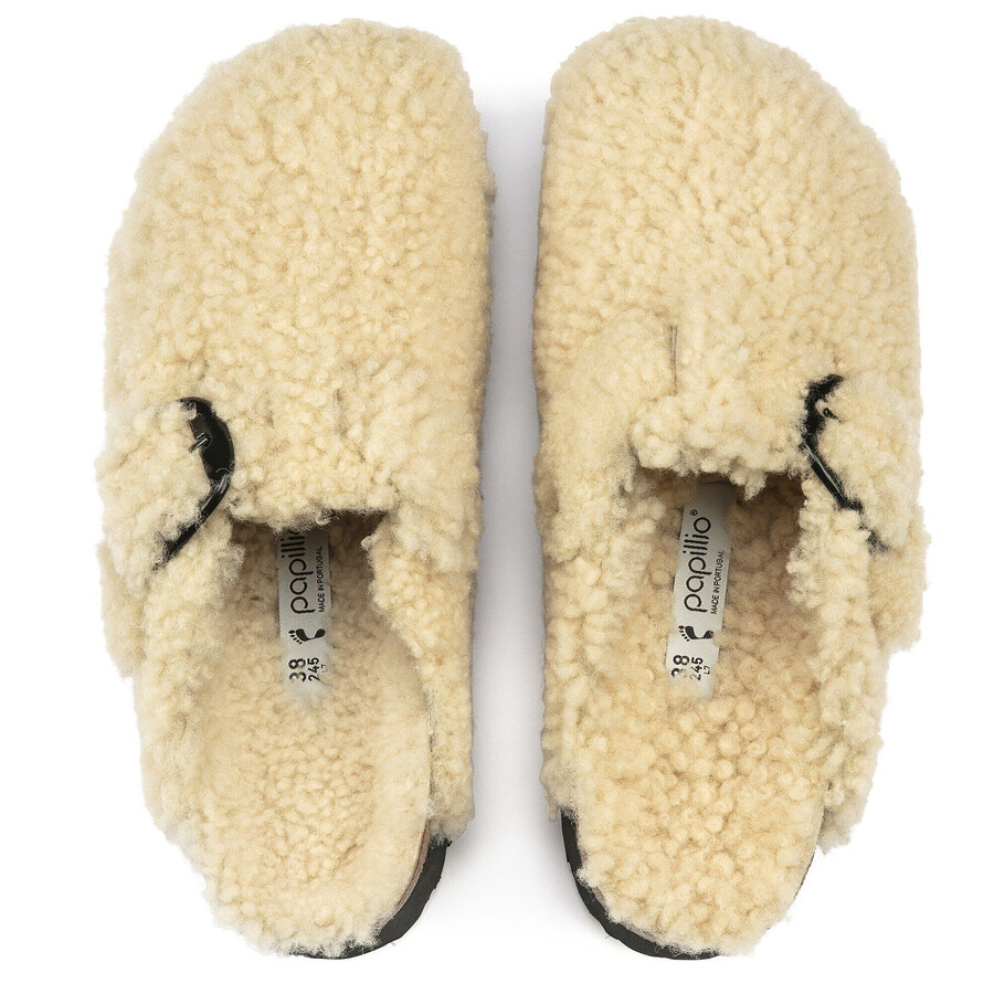 boston big buckle platform fur