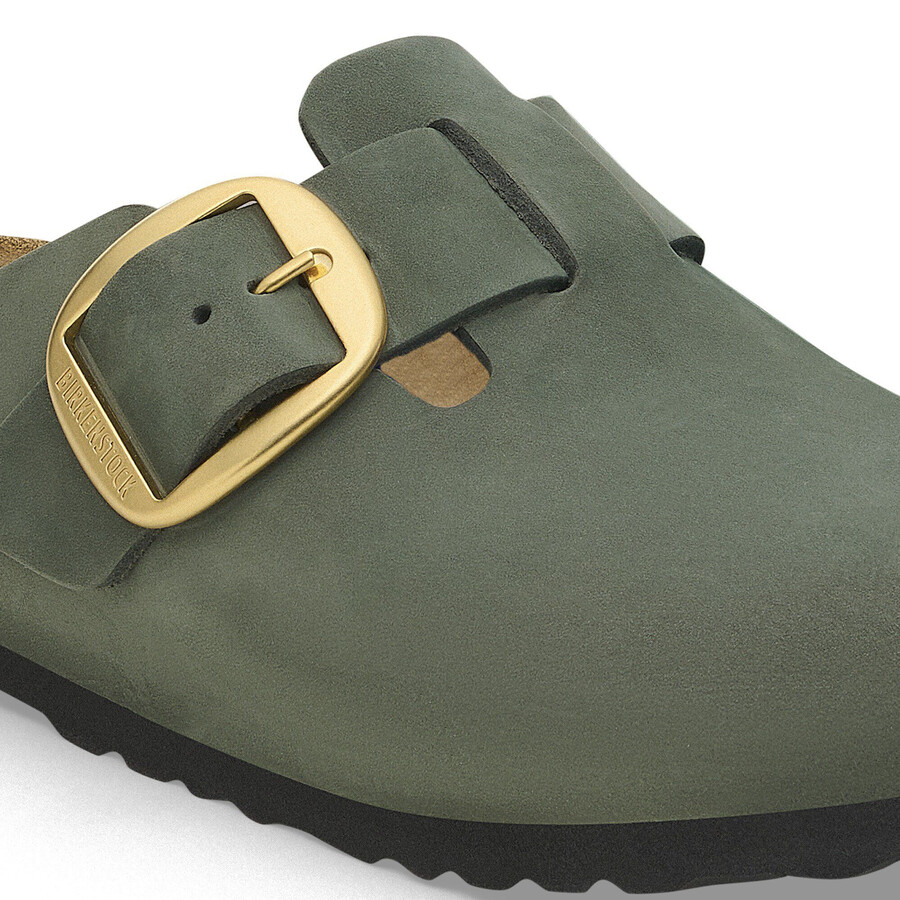 boston big buckle nubuk leather