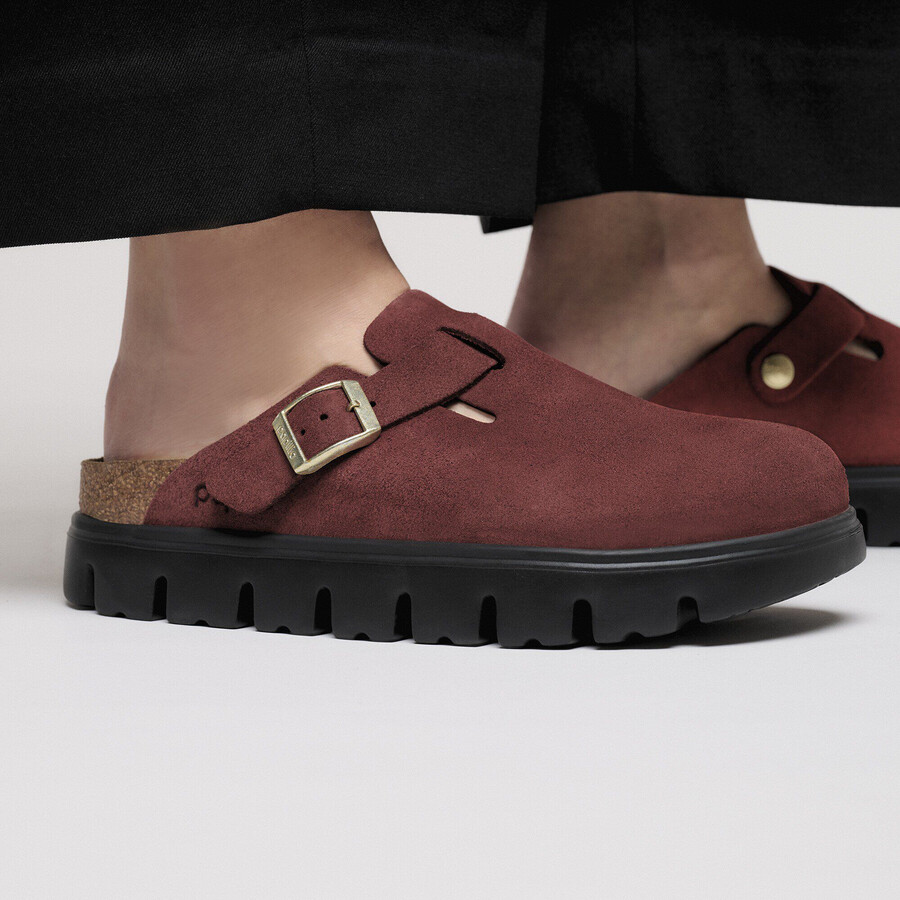 boston chunky suede leather