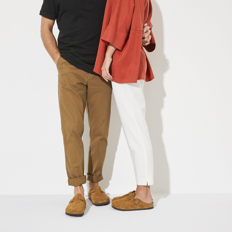 boston soft footbed suede leather