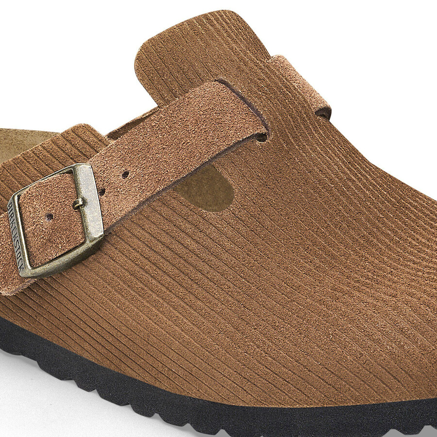 boston suede leather embossed