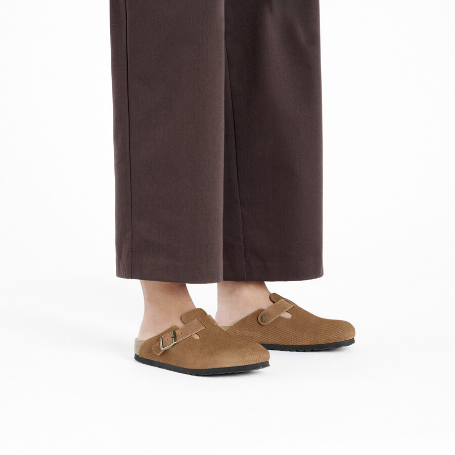 boston suede leather embossed