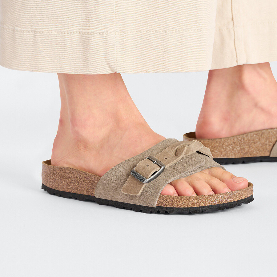 oita braided suede leather