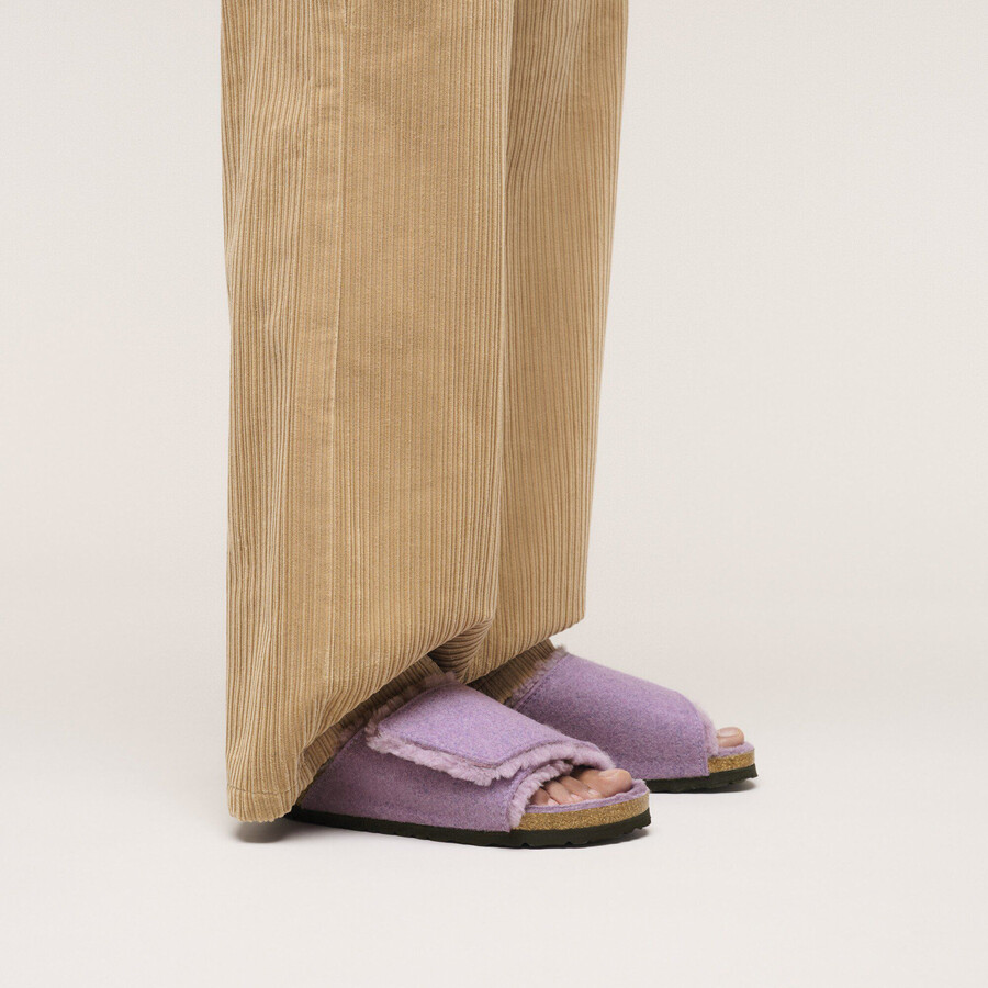 solana shearling felt