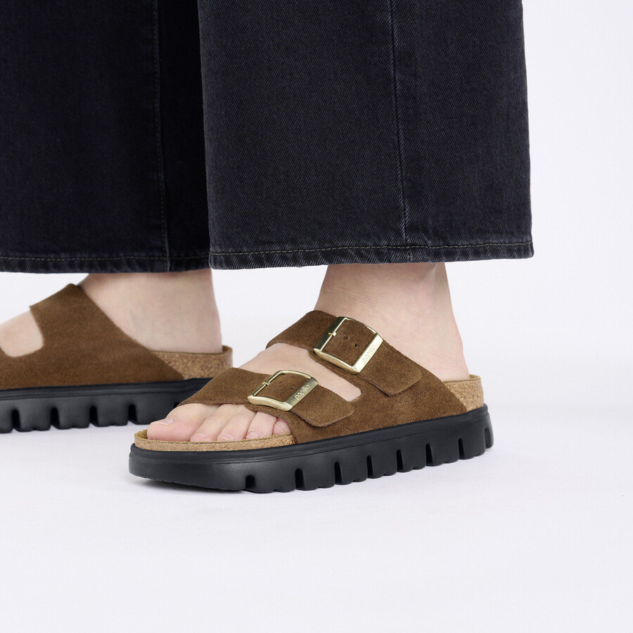 arizona platform suede leather