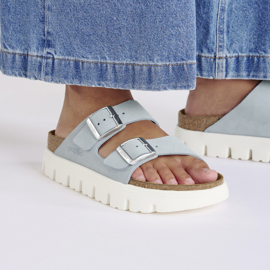 arizona platform suede leather