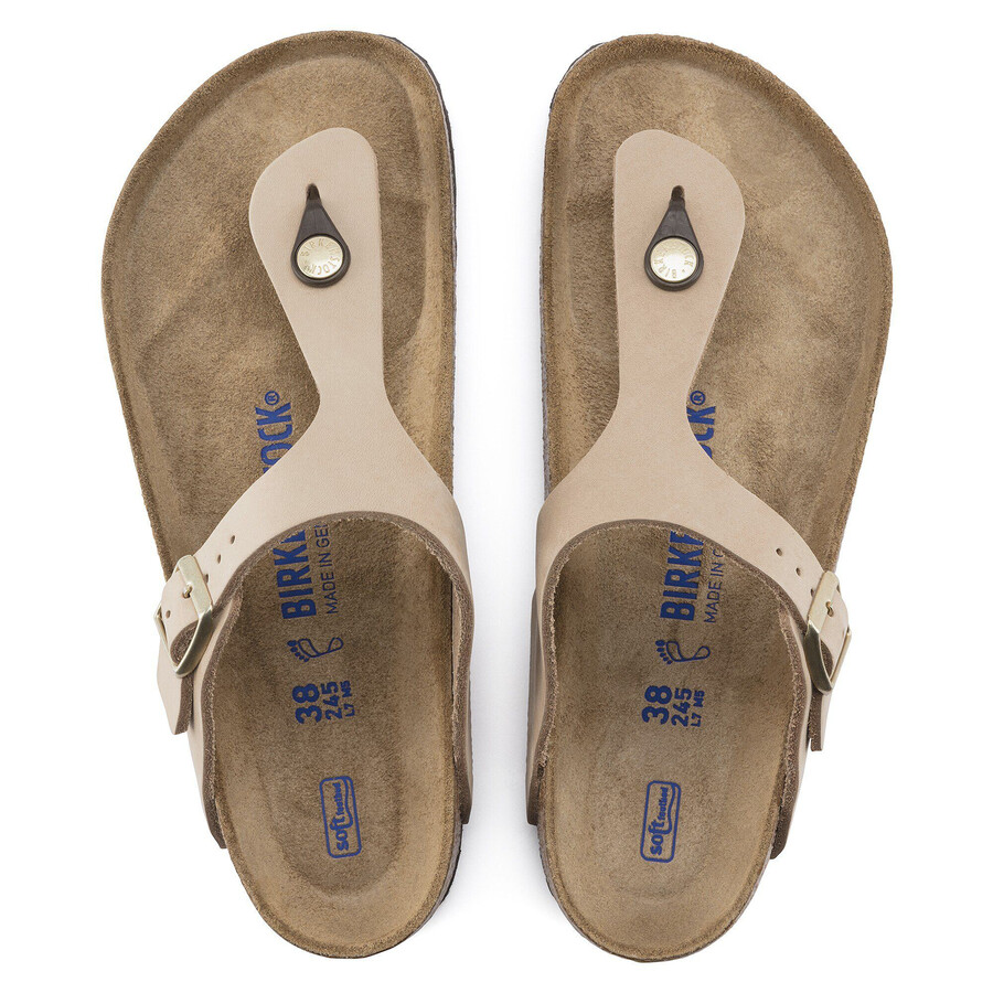 gizeh soft footbed nubuk leather
